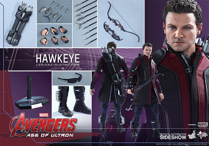 Hot Toys Avengers 2 Hawkeye 12" Figure