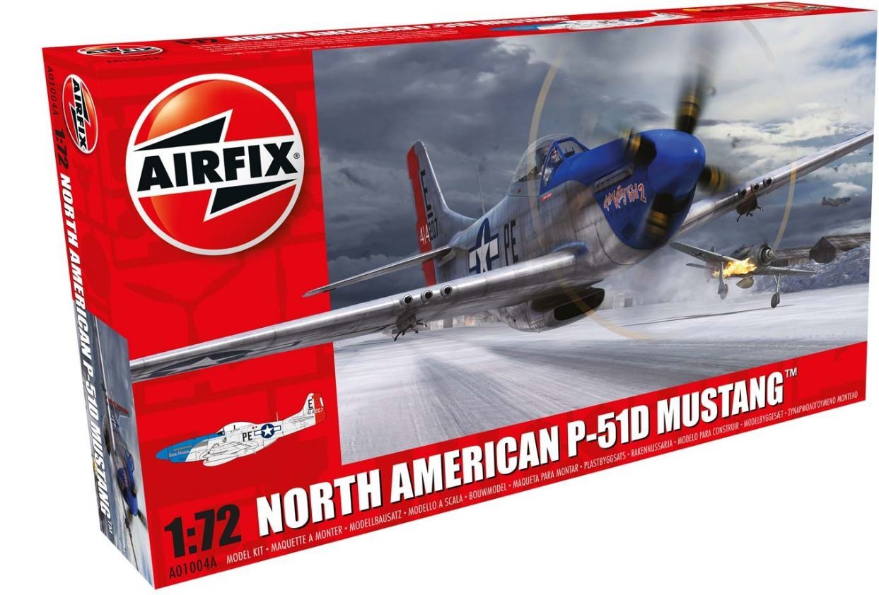 Airfix North American P-51D Mustang 1:72 Model Kit