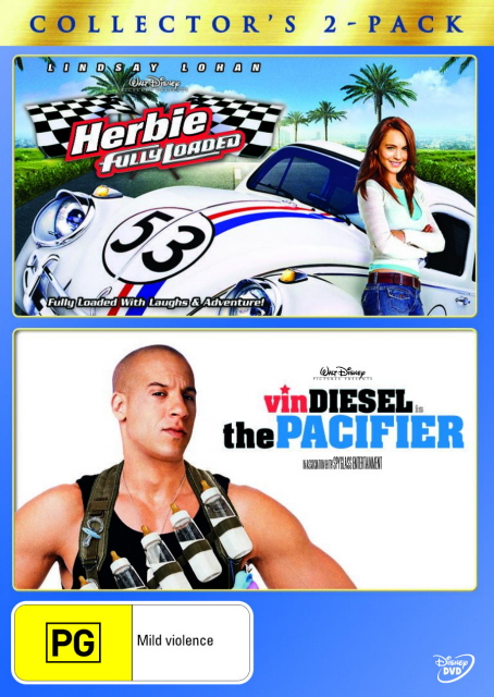 Herbie - Fully Loaded / The Pacifier - Collector's 2-Pack (2 Disc Set) on DVD image