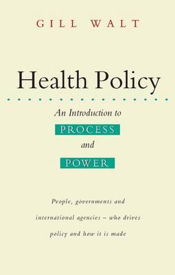 Health Policy by Gill Walt image
