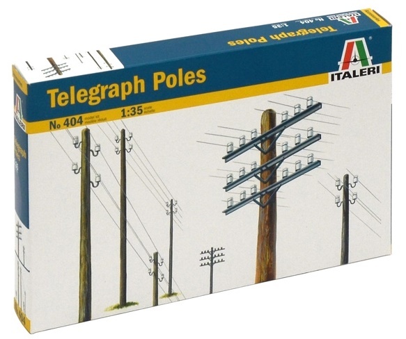 Italeri: 1:35 Telegraph Poles - Diorama Accessories