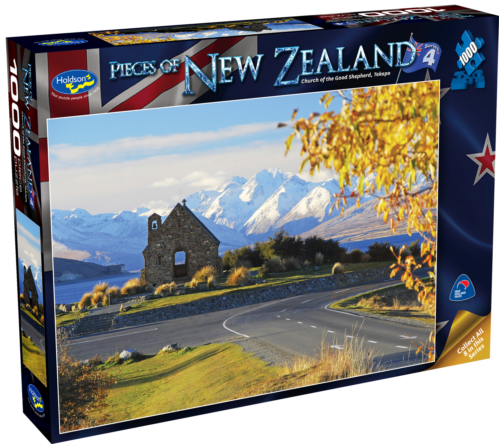 Holdson: Pieces of New Zealand - Series 4 - Church of the Good Shepherd Tekapo - 1000 Piece Puzzle image