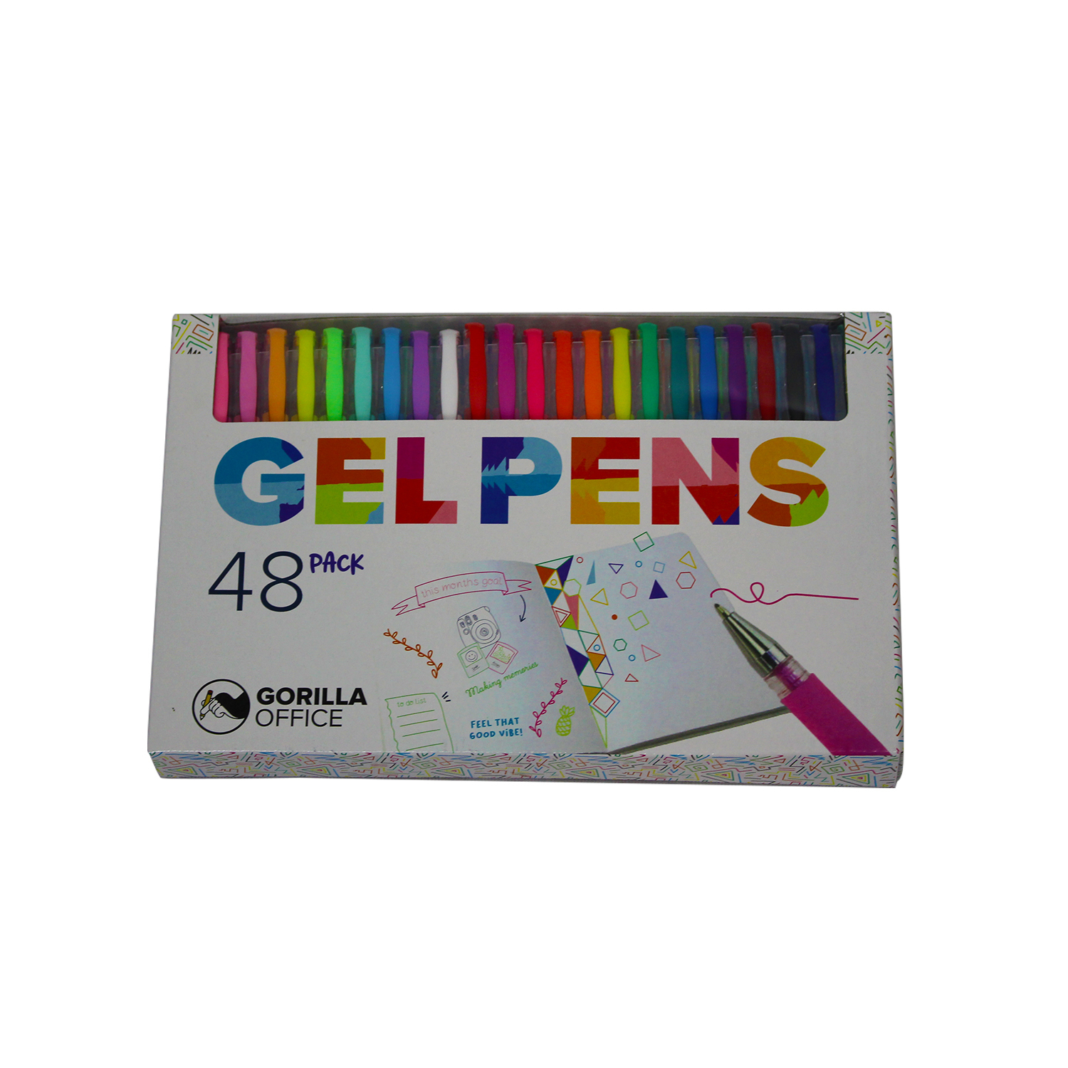 Gorilla Office: Gel Pens - 48 Pack image