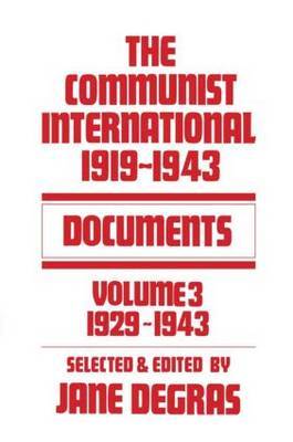 Communist International by Jane Degras image