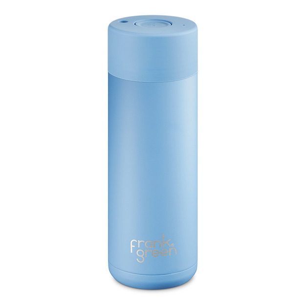 Frank Green Stainless Steel Reusable Bottle 20oz at Mighty Ape NZ
