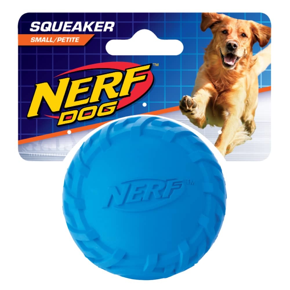 Nerf Dog Squeak Blue Ball image