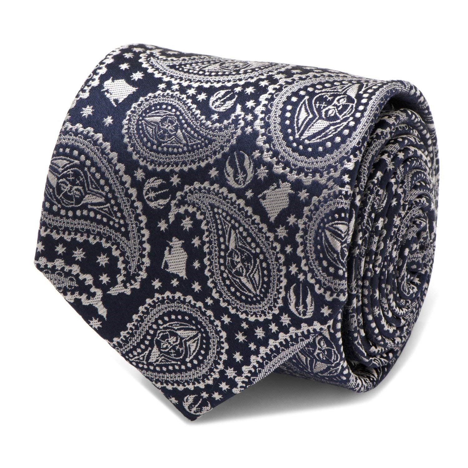 Star Wars: Yoda (Navy) - Paisley Men's Tie