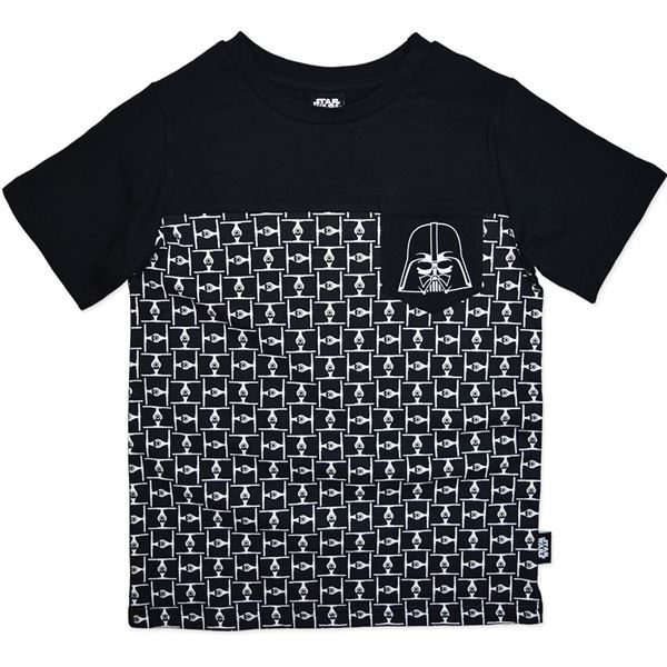 Star Wars T-Shirt with Darth Vader Pocket - Size 10 image