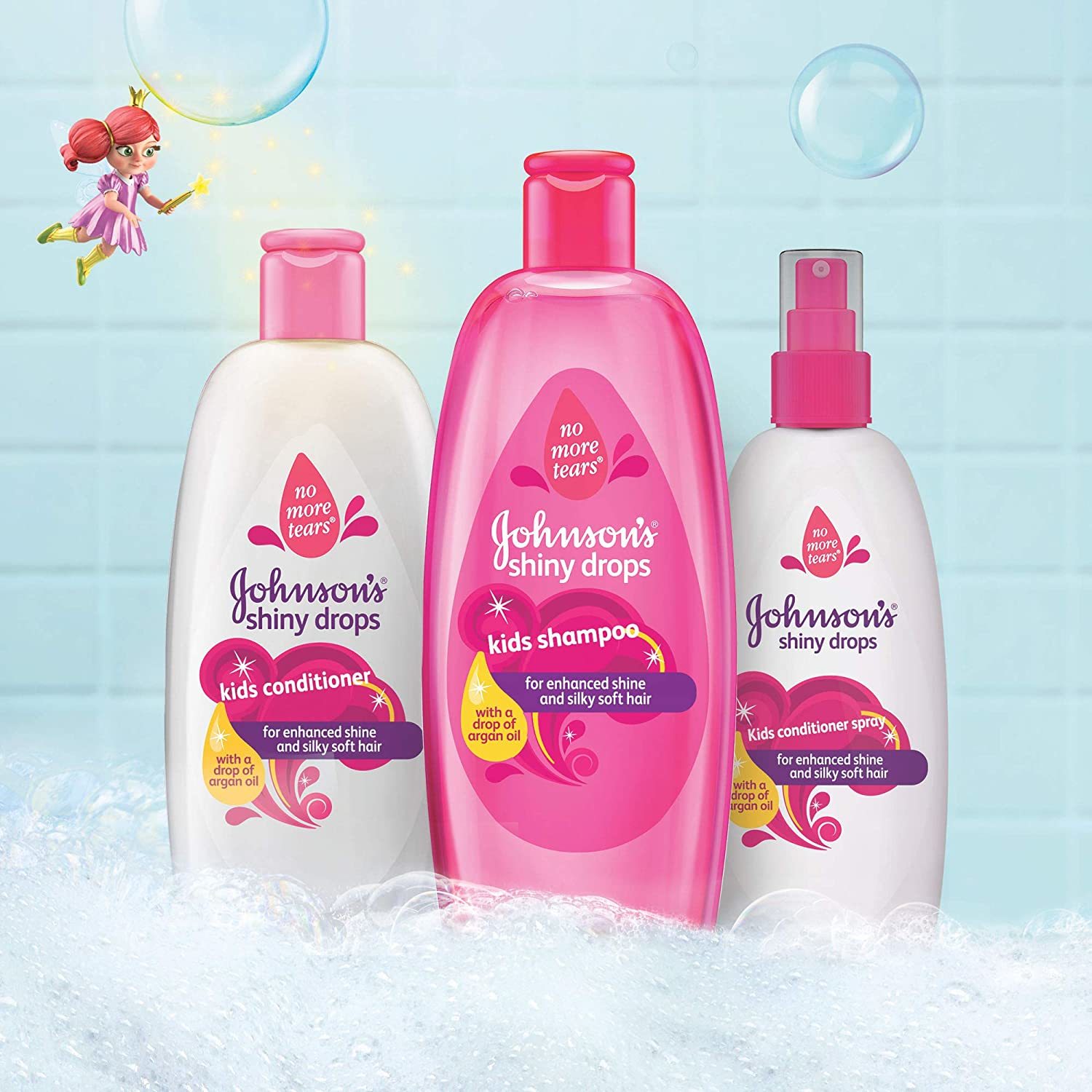 Buy Johnson's Baby/Kids Shiny Drops Conditioner at Mighty Ape NZ