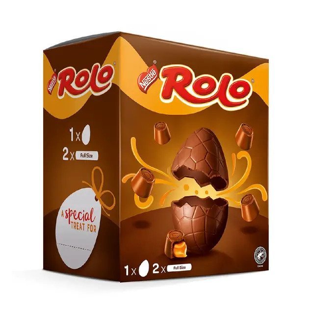Nestle Rolo Milk Chocolate Large Easter Egg at Mighty Ape NZ