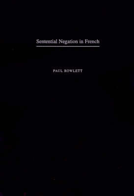 Sentential Negation in French by Paul Rowlett image