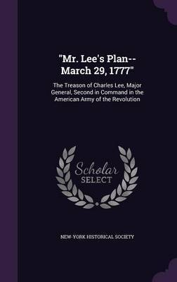 Mr. Lee's Plan--March 29, 1777 image