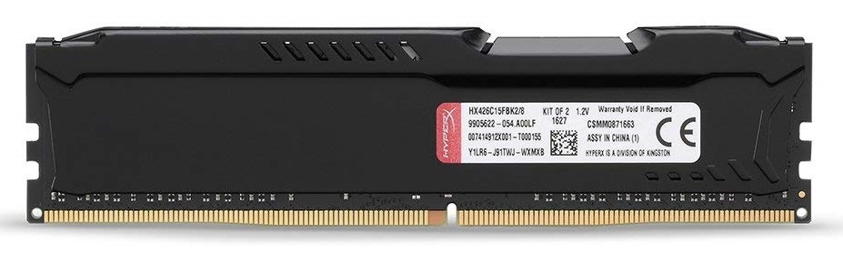 2x8GB Kingston HyperX Fury 2666MHz DDR4 Gaming RAM