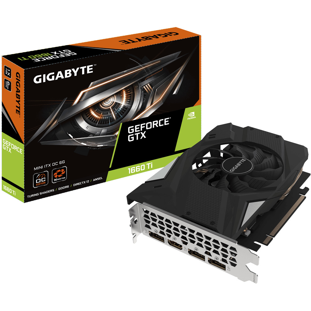 Gigabyte Mini ITX GeForce GTX 1660 Ti OC 6GB GPU image