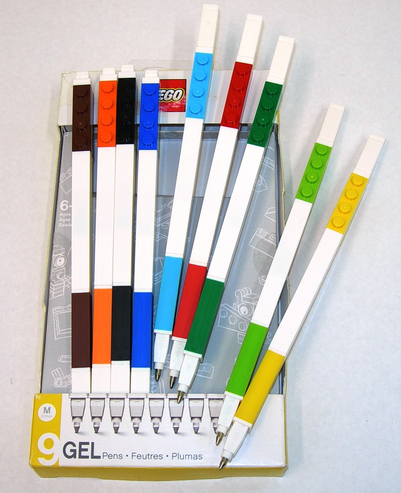 Buy LEGO Gel Pens 9 Pack at Mighty Ape NZ