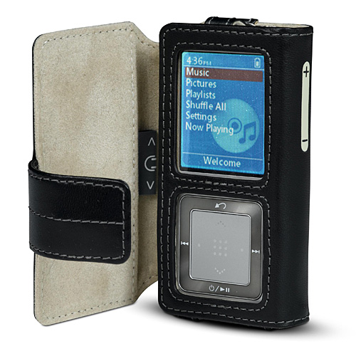 Belkin Folio Leather Case for Samsung Z5 - Black/Gray image