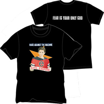 Rage Against The Machine Fear Is Your Only God Black T Shirt X Large At Mighty Ape Nz