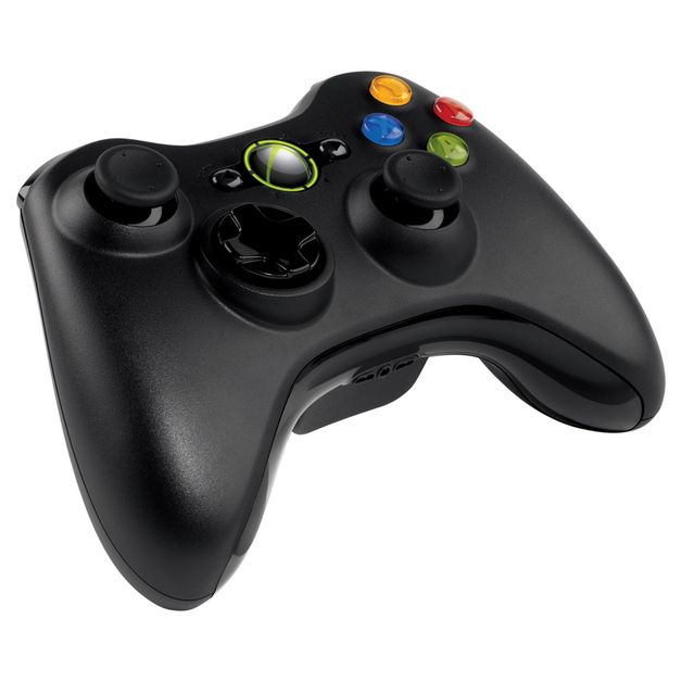 Official Xbox 360 Wireless Controller - Black on X360