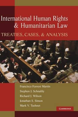 International Human Rights and Humanitarian Law by Francisco Forrest Martin image