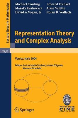 Representation Theory and Complex Analysis by Michael Cowling image
