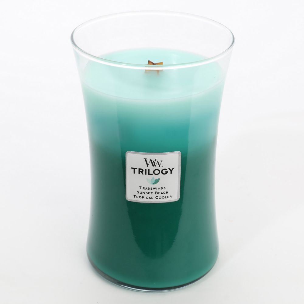 Woodwick Trilogy Candle - Ocean Escape (Medium)