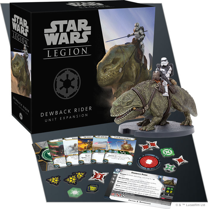 Star Wars Legion: Dewback Rider Unit Expansion image