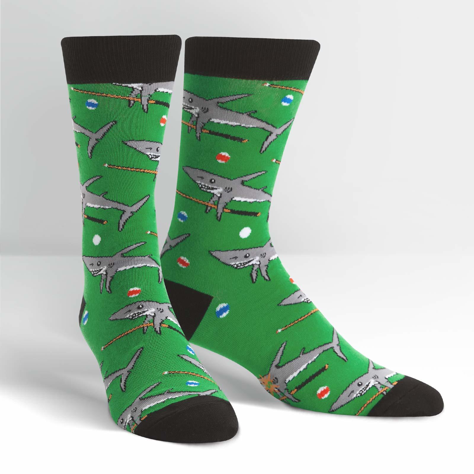 SOCK it to Me: Men's - Pool Shark Crew Socks