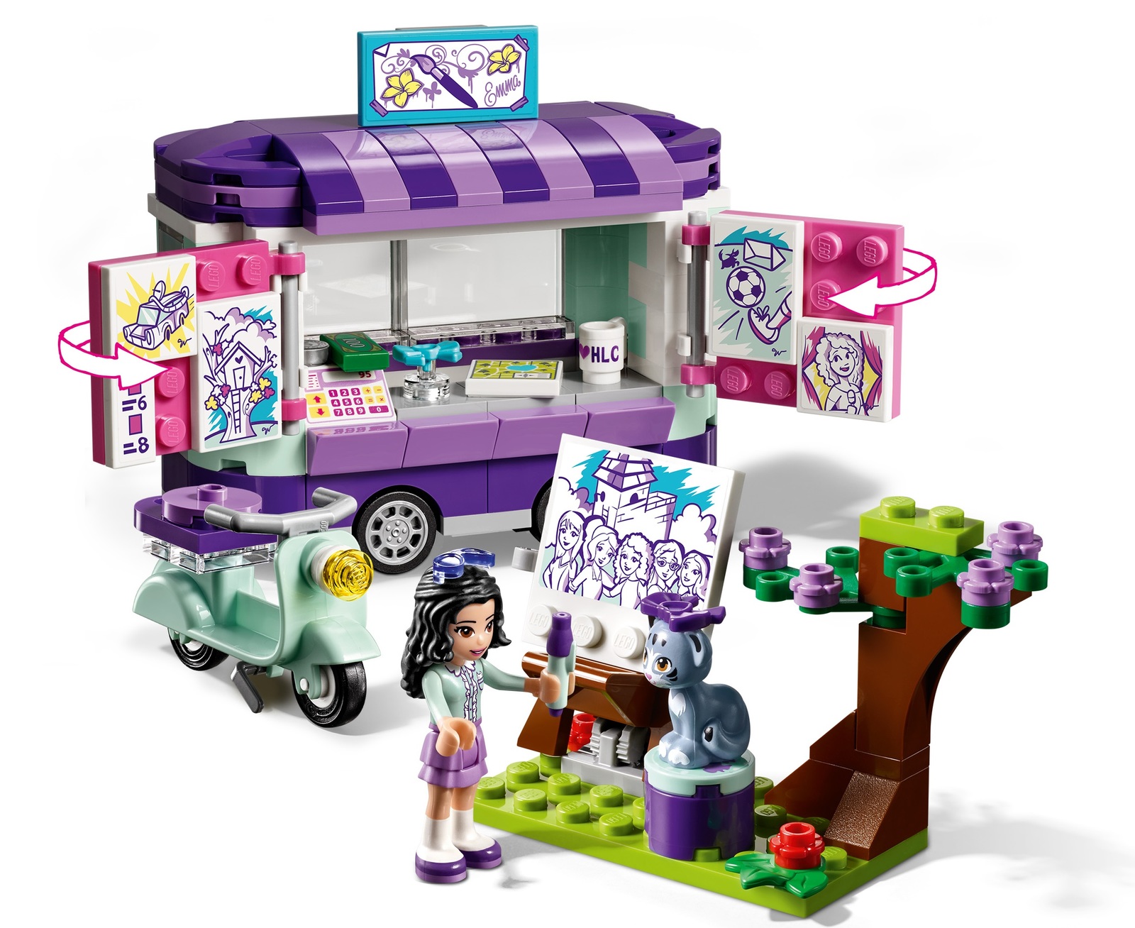 Buy LEGO Friends Emma's Art Stand (41332) at Mighty Ape NZ