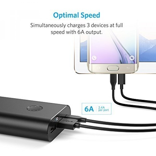 ANKER: PowerCore+ 20100mAh USB-C - Black