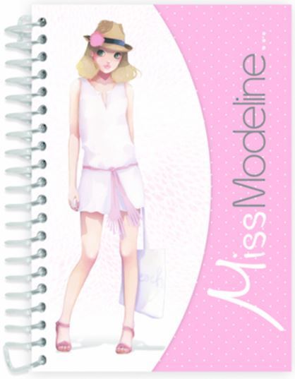 Miss Modeline A6 Notepad and Design Book - Clementine image