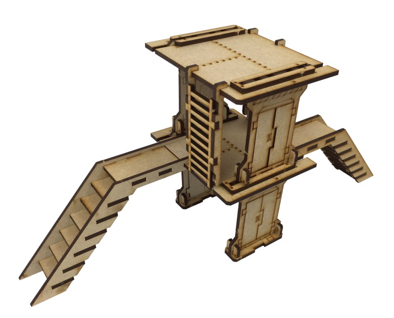 TTCombat: Tabletop Scenics – Industrial Small Platform (Set B) image