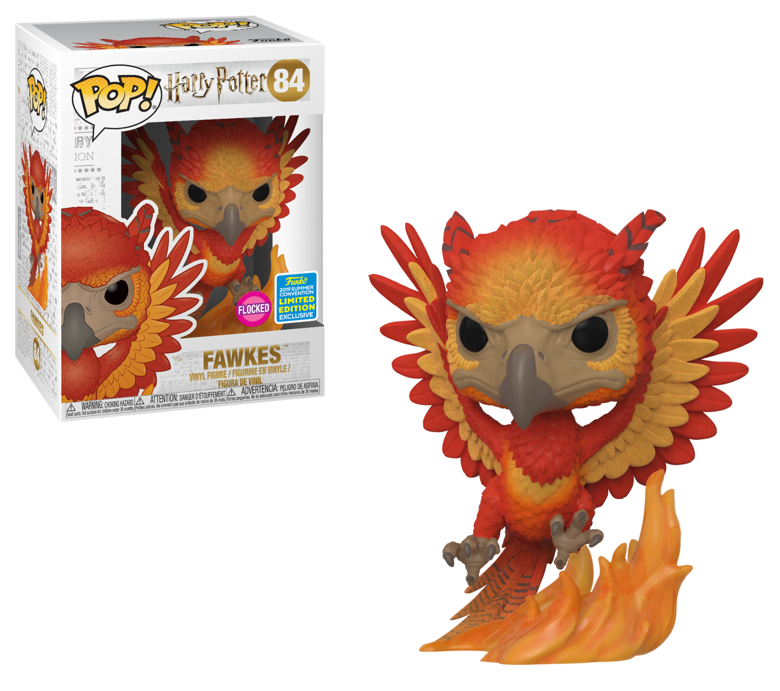 Harry Potter: Fawkes (Flocked) - Pop! Vinyl Figure