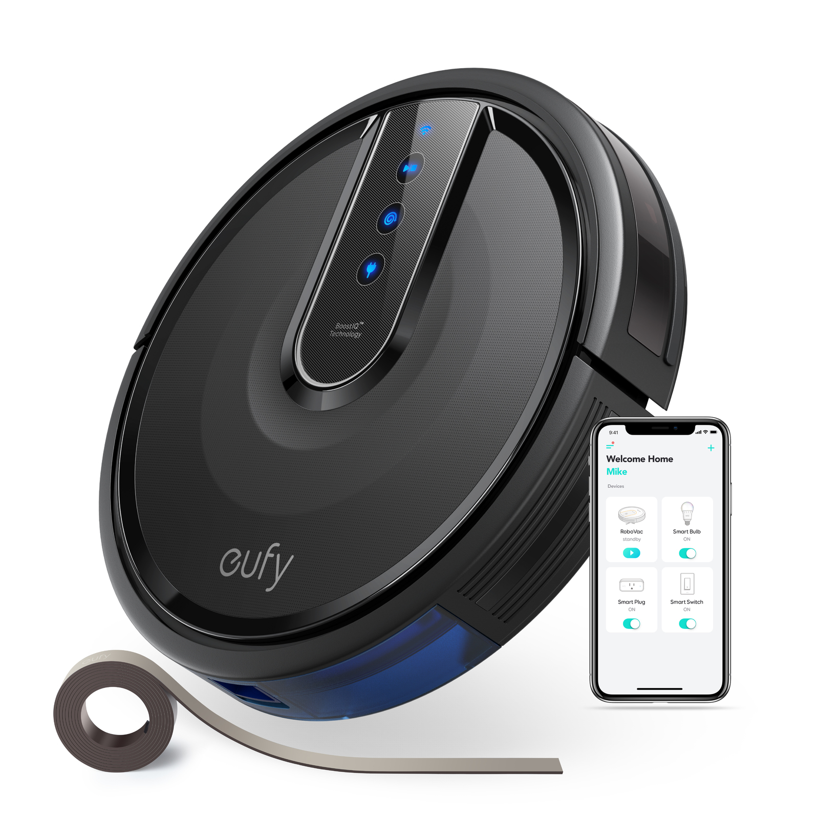 Eufy RoboVac 35C Robot Vacuum Cleaner - Black image