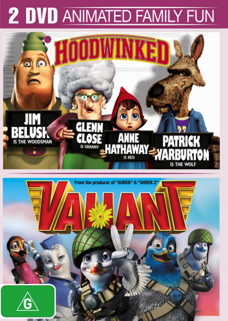 Hoodwinked / Valiant (2 Disc Set) on DVD image