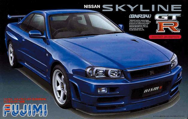 Fujimi 1 24 Nissan Skyline R34 Gt R Nismo Model Kit At Mighty Ape Nz