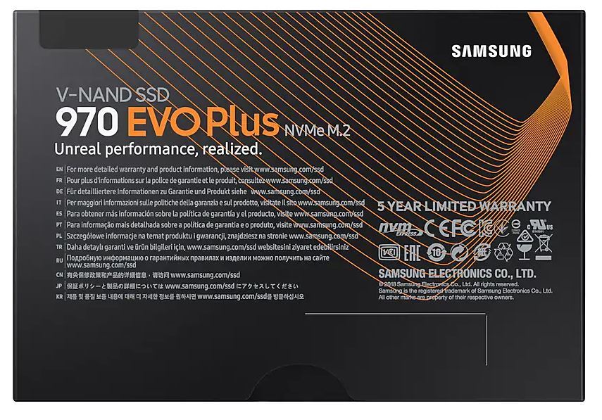 500GB Samsung 970 EVO Plus NVMe M.2 SSD image