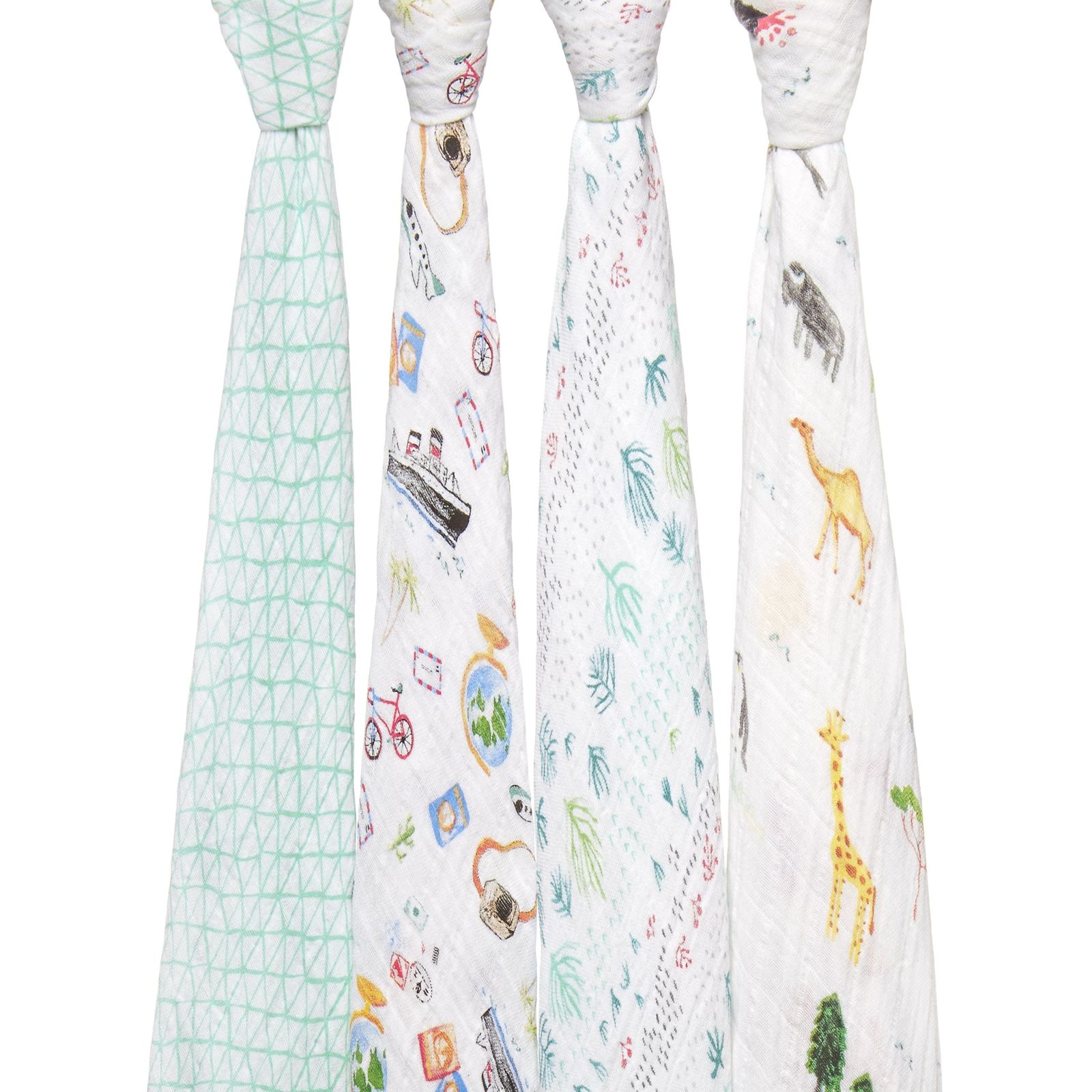 Aden + Anais: Classic Swaddle - Around The World (4 Pack) image