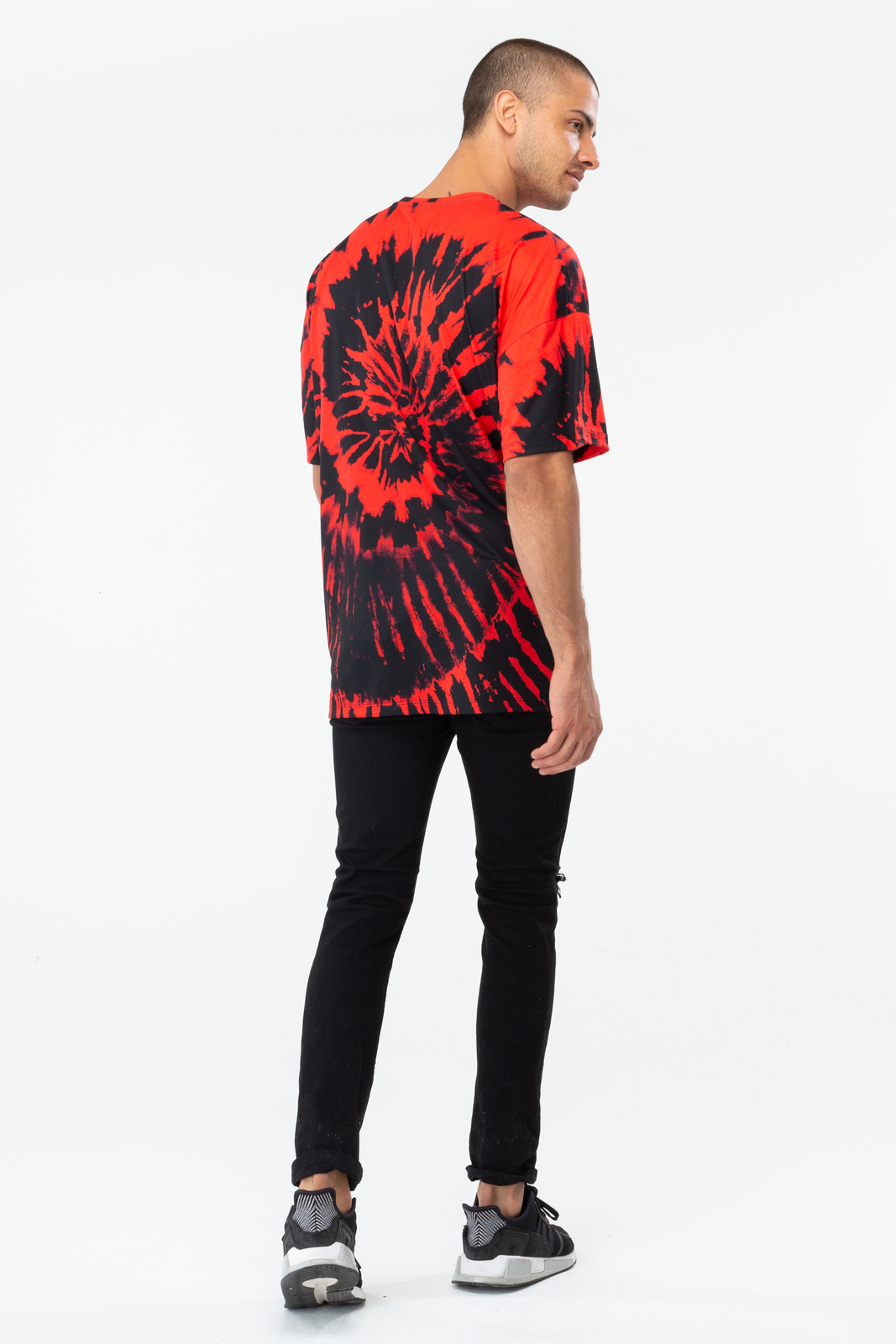 Just Hype: Men's Oversized T-Shirt- Psycho Tie Dye XL image