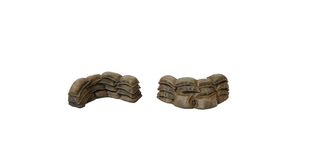 TTCombat: Tabletop Scenics - Sandbags image