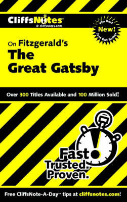 CliffsNotes on Fitzgerald's The Great Gatsby image