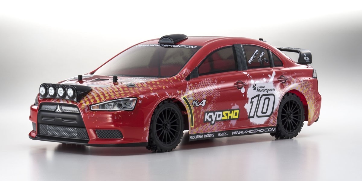 Kyosho 1/10 EP RS 4WD Fazer VE-X Mitsubishi Lancer Evolution X image