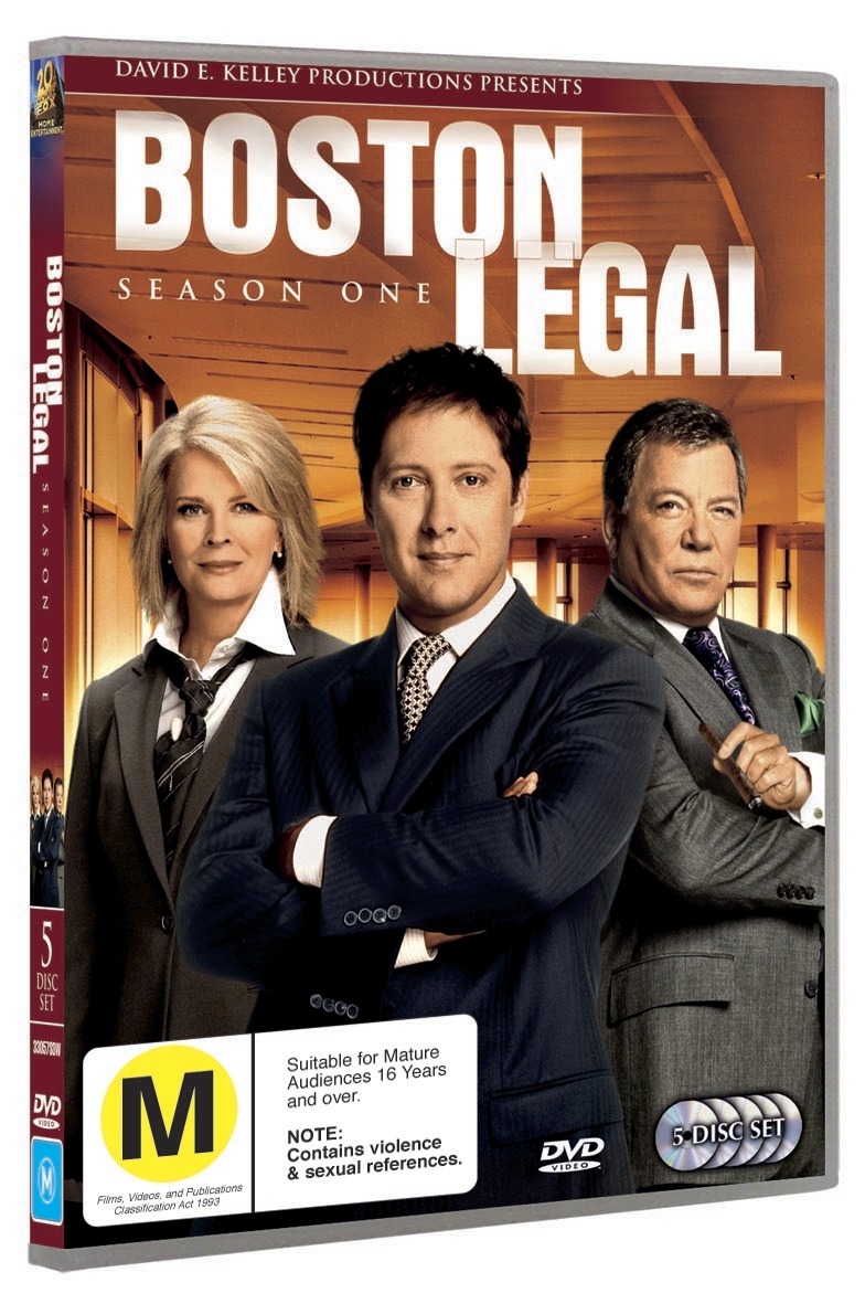 Boston Legal - Season 1 (5 Disc Set) on DVD image