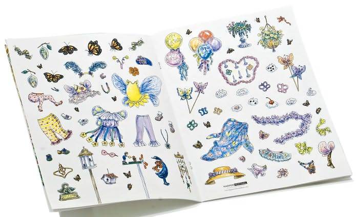 Fancy Nancy: A Flutter of Butterflies Reusable Sticker Book by Jane O'Connor