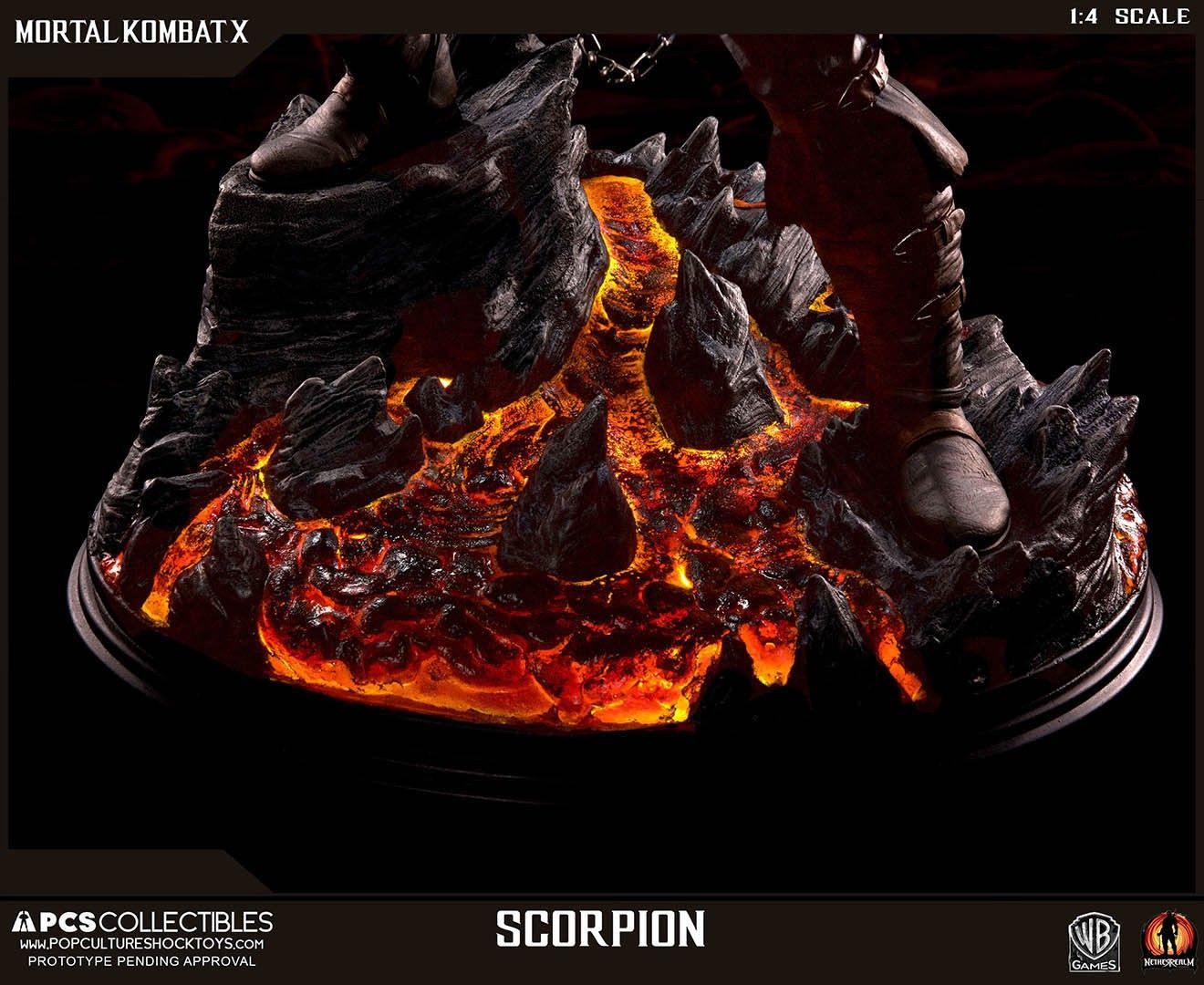 Mortal Kombat X: Scorpion - 21" Statue image