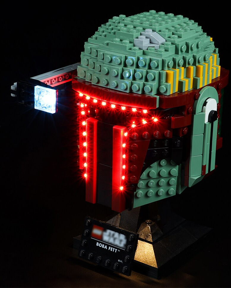 Buy BrickFans Boba Fett Helmet Light Kit at Mighty Ape NZ