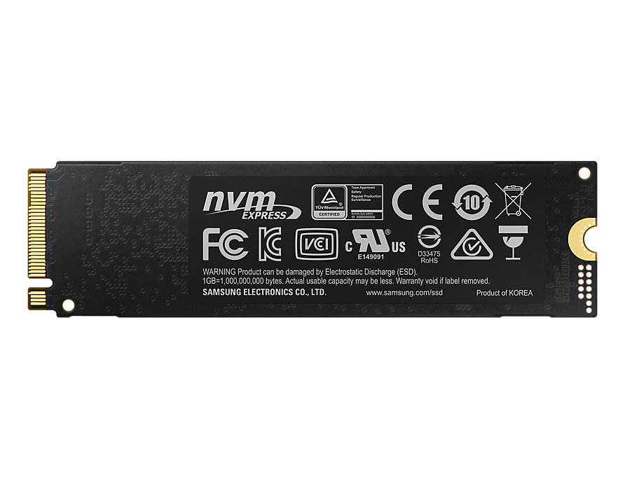 1TB Samsung 970 PRO M.2 NVMe PCIe SSD