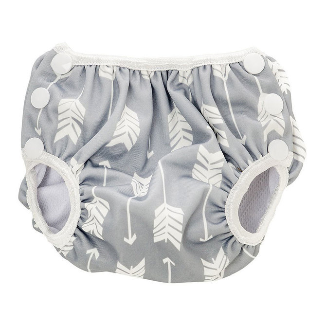 Bumkins: Swim Nappy - Grey Arrows (Small)