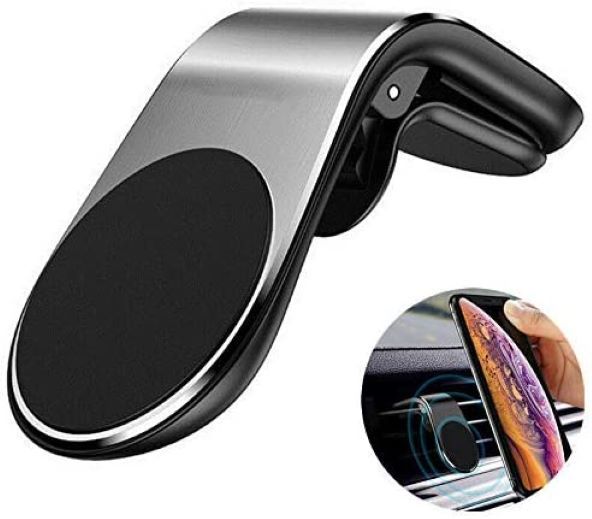 Magnetic Car Dash Phone Holder - Silver image