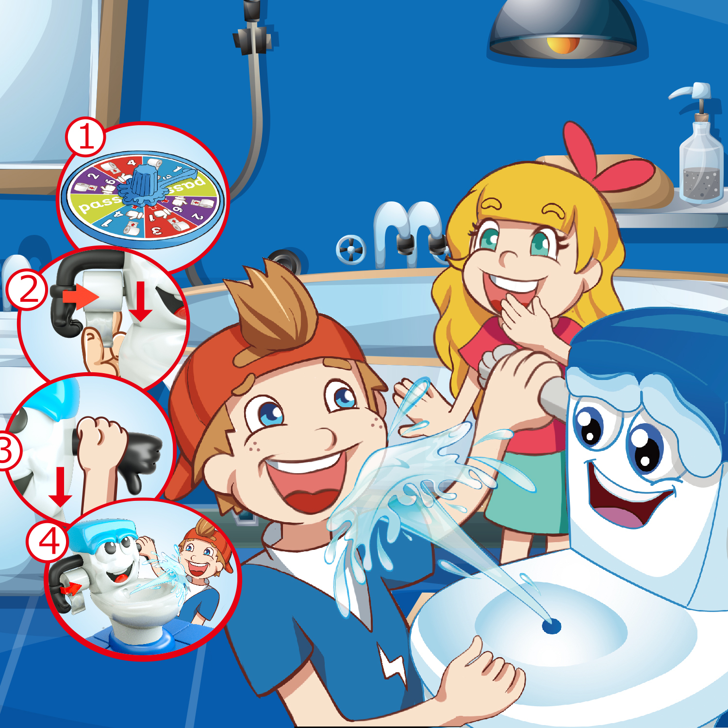 Toilet Splash Game Board Game at Mighty Ape NZ