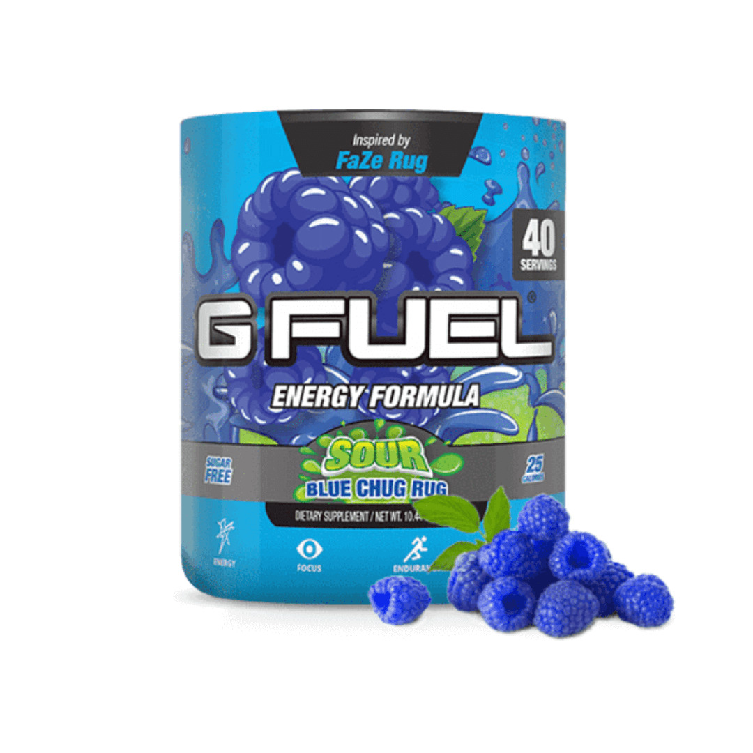 Buy G FUEL Energy Formula Sour Blue Chug Rug at Mighty Ape NZ